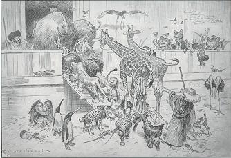 Sample artwork by Thomas Starling Sullivant (1854 - 1926), known for illustration-cartoons, animal - View similar artists and auction records