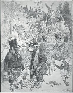 Sample artwork by Daniel Carter Beard (1850 - 1941), known for illustrator, animal-wild, cartoons - View similar artists and auction records