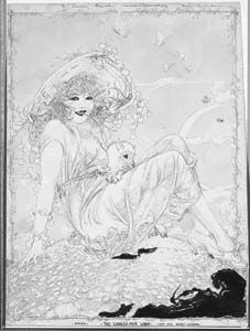 Girl and Lamb
