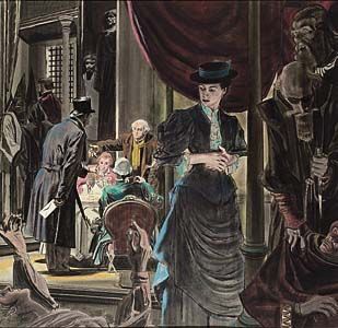 Card Playing Scene