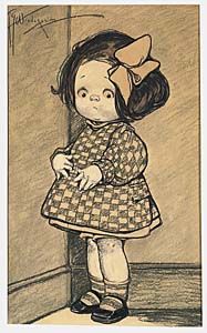 Little Girl in Corner