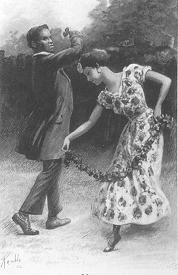 Black couple dancing