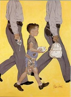 Boy and piggy bank escorted by Fred Irvin - Auction record, sale price, and art valuation. Compare with similar artists and explore comparable artworks.