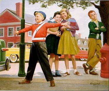 Sample artwork by Nicodemus Hufford III (1915 - 1986), known for calendar girl, commercial art illustrations, portraits, quaker oats ad - View similar artists and auction records