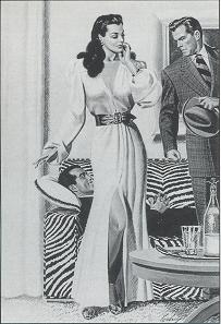 Woman in white with sailors