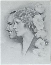 Mary Pickford and Douglas Fairbanks by Carl Burger - Auction record, sale price, and art valuation. Compare with similar artists and explore comparable artworks.