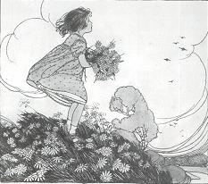 Young girl with flowers by Maginel Barney - Auction record, sale price, and art valuation. Compare with similar artists and explore comparable artworks.