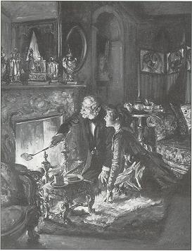 Young woman and older man