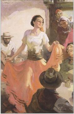Dancing senorita