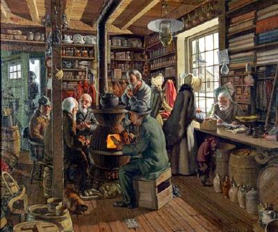 Country Store Scene