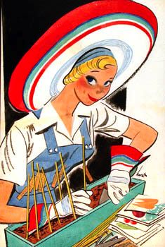 Young Woman Planting Vegetable Seeds