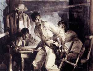An Interrupted Poker Game