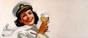 Woman Holding a Glass
