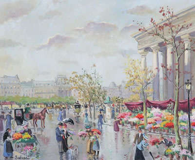 Sample artwork by Marina Sedrac (1919 - 1999), known for painting - View similar artists and auction records