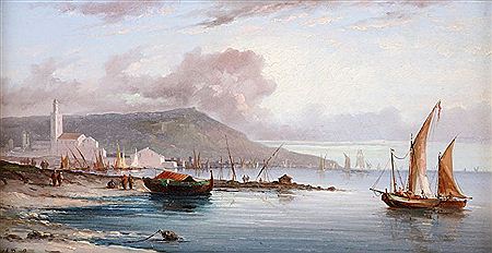 Sample artwork by Ferdinand Bonheur (1817 - 1887), known for riverscape, genre painting - View similar artists and auction records