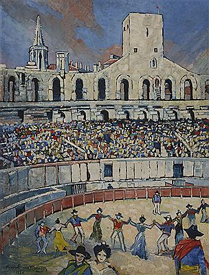 La danse Arlésienne dans les arènes