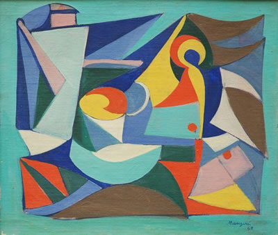 Composizione by Concetto Maugeri - Auction record, sale price, and art valuation. Compare with similar artists and explore comparable artworks.
