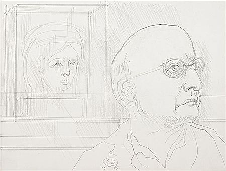 Portrait of Eugene Gustavovitch Berman: Self-portrait