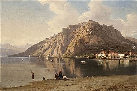 "Scorcio di Lecco" by Carlo Pizzi - Auction record, sale price, and art valuation. Compare with similar artists and explore comparable artworks.