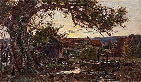 "Scorcio di vita rurale"
