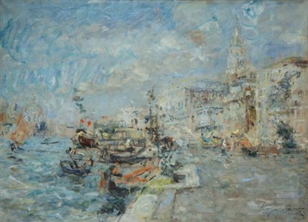 Scorcio di Venezia by Luigi Mantovani - Auction record, sale price, and art valuation. Compare with similar artists and explore comparable artworks.