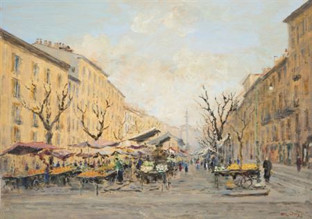 Sample artwork by Giuseppe Omio (1881 - 1955), known for painting - View similar artists and auction records