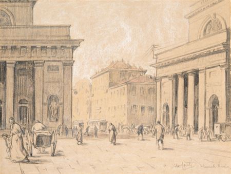 Porta Venezia by Aldo Conti - Auction record, sale price, and art valuation. Compare with similar artists and explore comparable artworks.