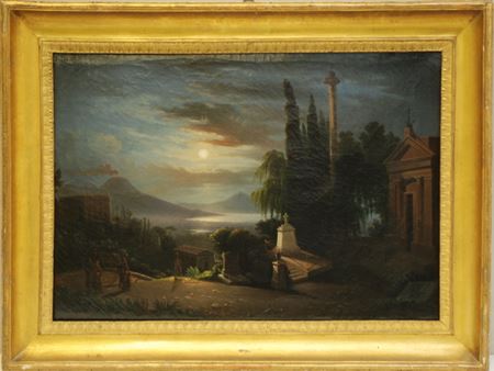 Notturno napoletano con fraticelli by Raimondo Scoppa - Auction record, sale price, and art valuation. Compare with similar artists and explore comparable artworks.