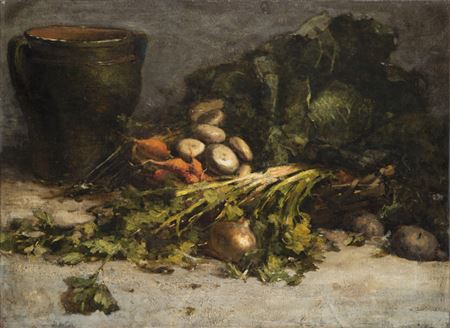 "Natura morta con ortaggi" 1884