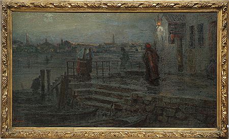 "Notturno con figure" by Giuseppe Carozzi - Auction record, sale price, and art valuation. Compare with similar artists and explore comparable artworks.