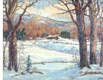 Sample artwork by Alvin Stupe (1878 - 1954), known for landscape, forest scene, portrait - View similar artists and auction records