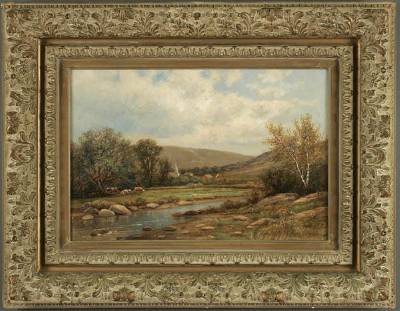 Expansive Landscape by Daniel Bigelow - Auction record, sale price, and art valuation. Compare with similar artists and explore comparable artworks.