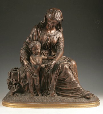 Sample artwork by Alfred Louis Habert (1824 - 1893), known for painting and sculpture - View similar artists and auction records