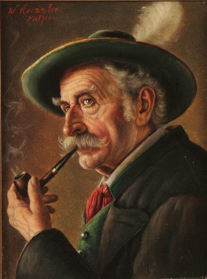 A Bavarian with Pipe