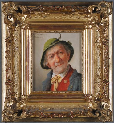Portrait of a Bavarian with Green Hat