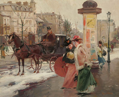 Paris Street Scene