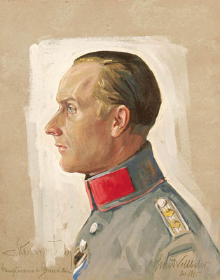 Portrait of an Officer--1915