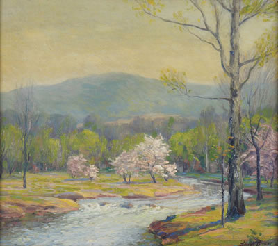 Spring Landscape--Hot Springs