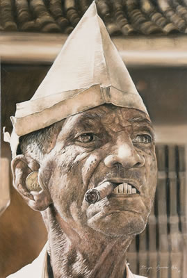 Sample artwork by Danys Osuna (Born 1977), known for painting - View similar artists and auction records