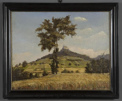 View of the Hohenzollernburg in Hechingen - circa 1920-1940