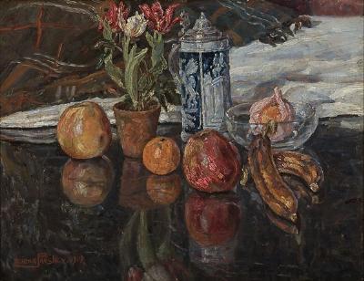 Still Life with Fruit, Flowers and Stein