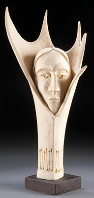 Stylized bust