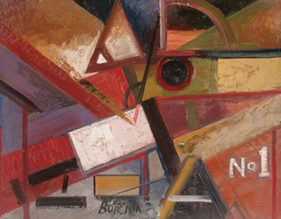 Abstract Composition with the No. 1