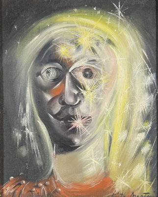 Stephen Acrobat (Portrait of Erick Hawkin)-1946 and the Mask of Night-1948. A pair.