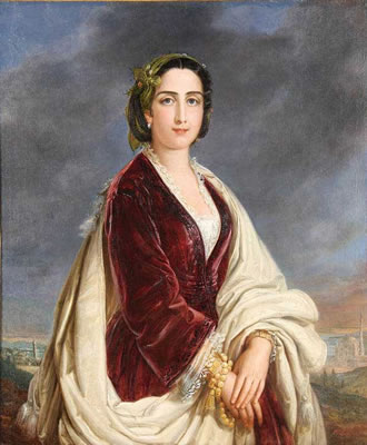 Portrait of a Beautiful Young Woman - circa 1860 (purportedly Sig. Gigli Ferdinando according to name plaque)