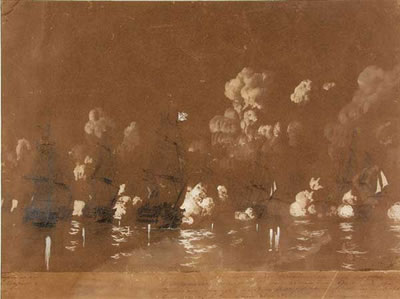 Battle Against the Swedes at Krasnaya Gorka