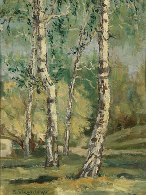 Birch Trees - 1935