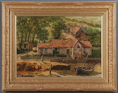 Cornish Village - 1888