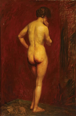 Standing Female Nude - circa 1858