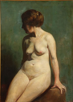 Seated Female Nude -1880